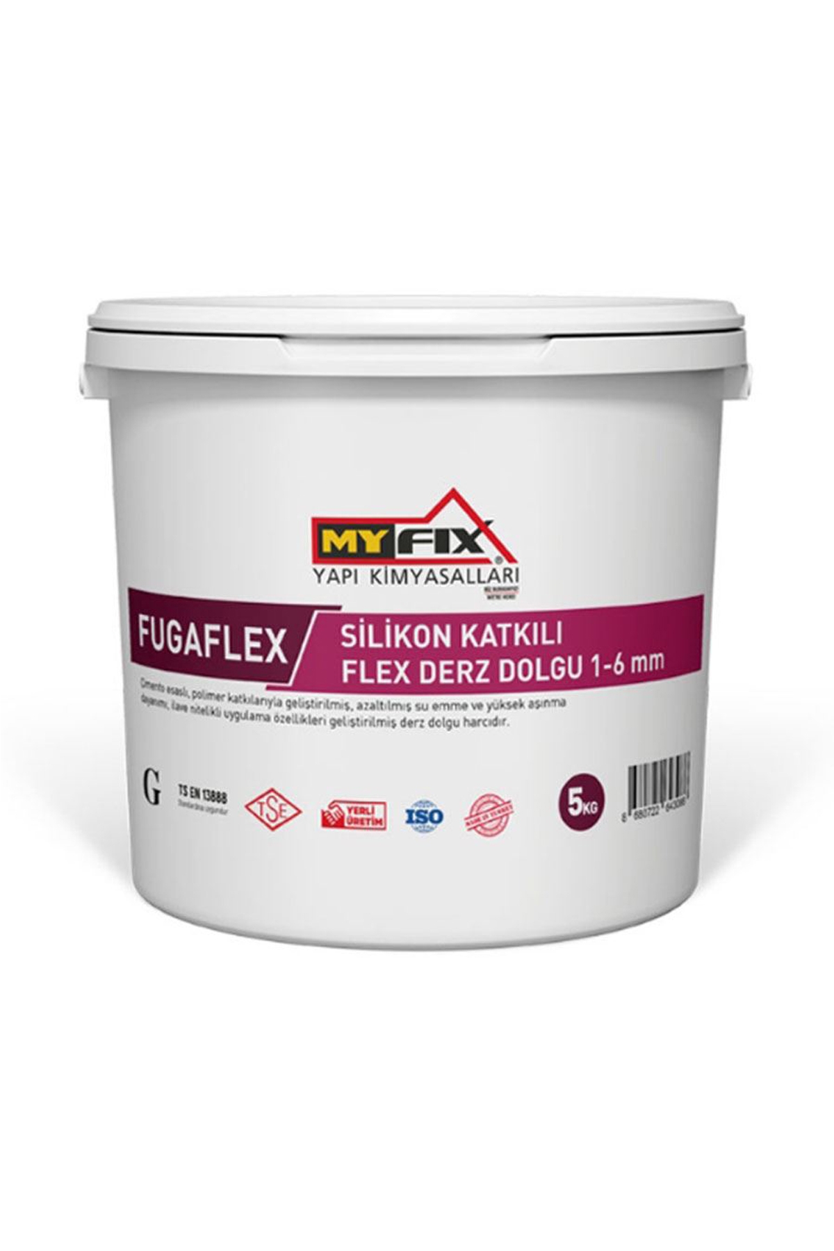 Myfix Flex Slikonlu Derz Dolgu 5kg (Beyaz)
