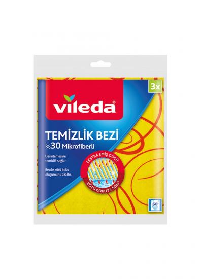 Vileda %30 mikrofiber’li Temizlik Bezi 3’lü Paket | Akyıldızlar Yapı | Online Alışveriş